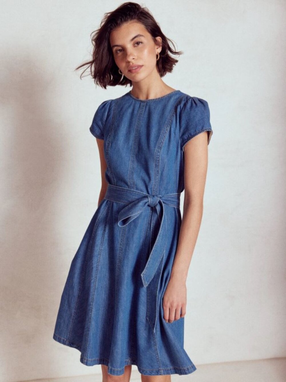 ✨ NEW WITH TAGS | 100% TENCEL™ Denim-Blue Dress | Effortless Chic ✨